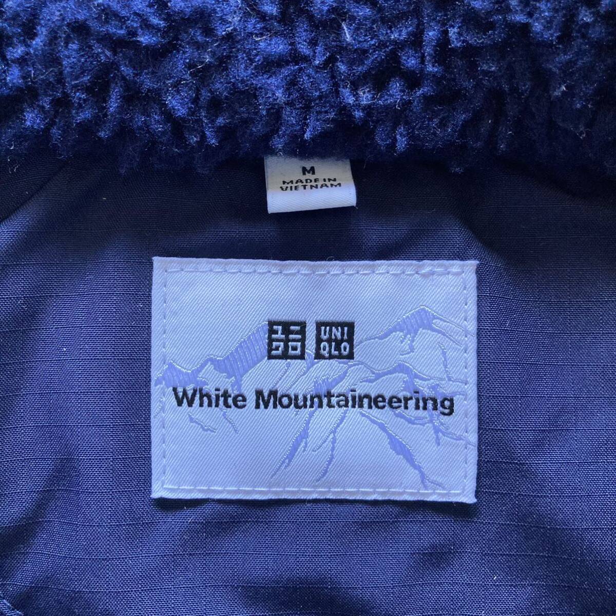 UNIQLO x WhiteMountainneering ユニクロ ホワイトマウンテニアリング フリースジャケット ネイビー M