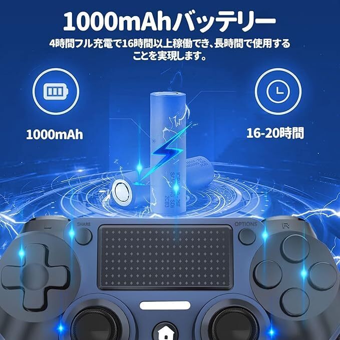 PS4 コントローラー 背面ボタン付き ワイヤレス プログラム編集機能 1000mAh大容量P4/P4 Pro/P3/P3 Pro/Slim PC対応_画像2