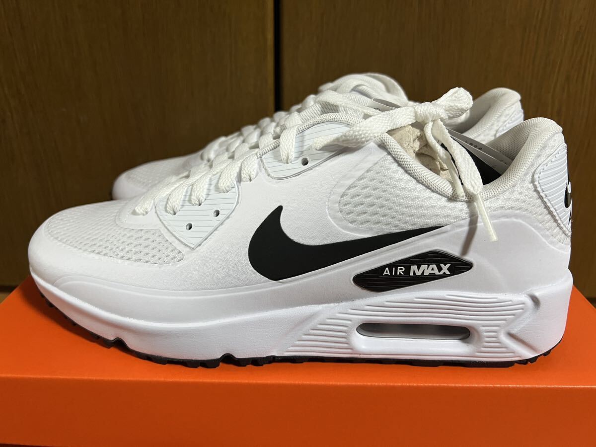 ★新品★NIKE ナイキ エアマックス 90G ゴルフシューズ 27.5cm AIR MAX 90 G 白_画像2