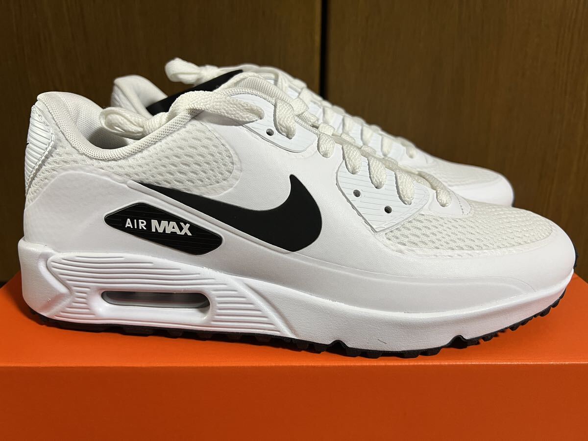 ★新品★NIKE ナイキ エアマックス 90G ゴルフシューズ 27.5cm AIR MAX 90 G 白_画像3