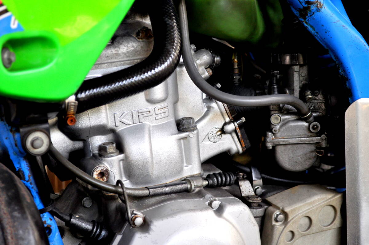 カワサキ KDX250SR 実動 低走行 エンジン腰上O/H済み 自賠責有り KDX XT XR TDR WR DR KLX KLR XL CB CRM AR DT TLR 2stオフロードの画像7