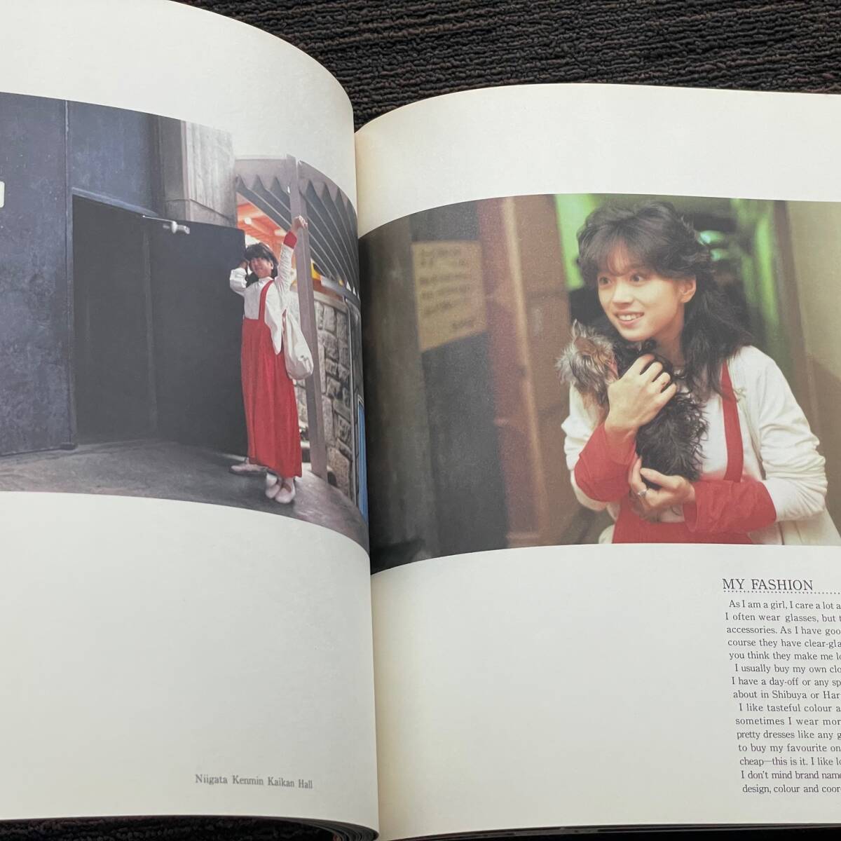 中古品 中森明菜 写真集 VINGTANS ヴァンタン ワーナーパイオニア株式会社 帯付き 昭和60年発行 アイドルの画像7