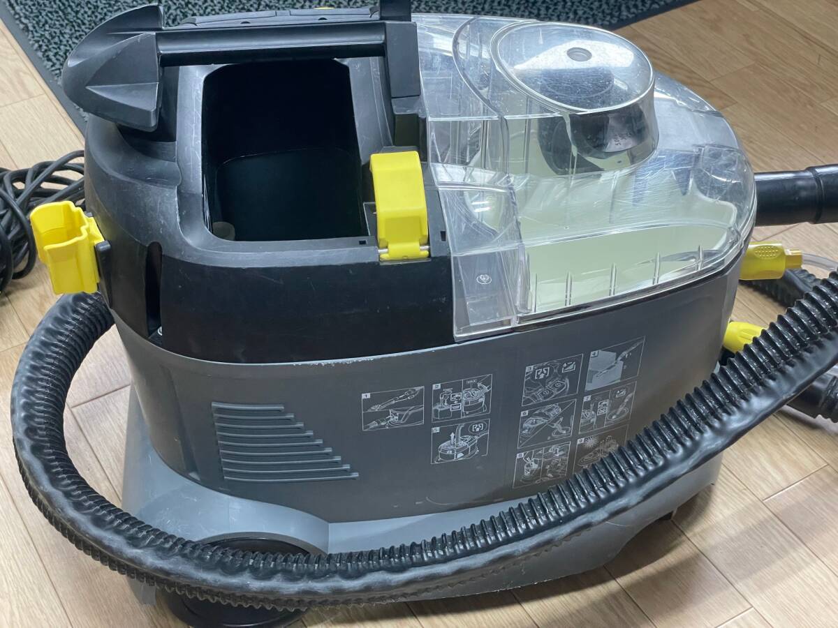 中古品 KARCHER Professional Puzzl 8/1C ケルヒャー 業務用 カーペットリンスクリーナー ソファー カーペット 布製品 1円 から 売り切り