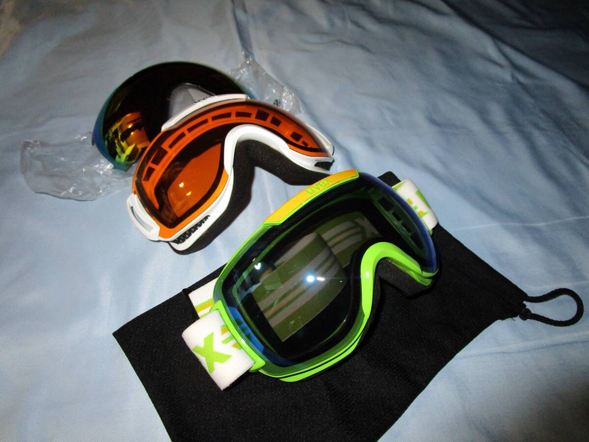 中古 uvex ウベックス downhill2000 ゴーグル＋予備ブレーム＋レンズの画像1