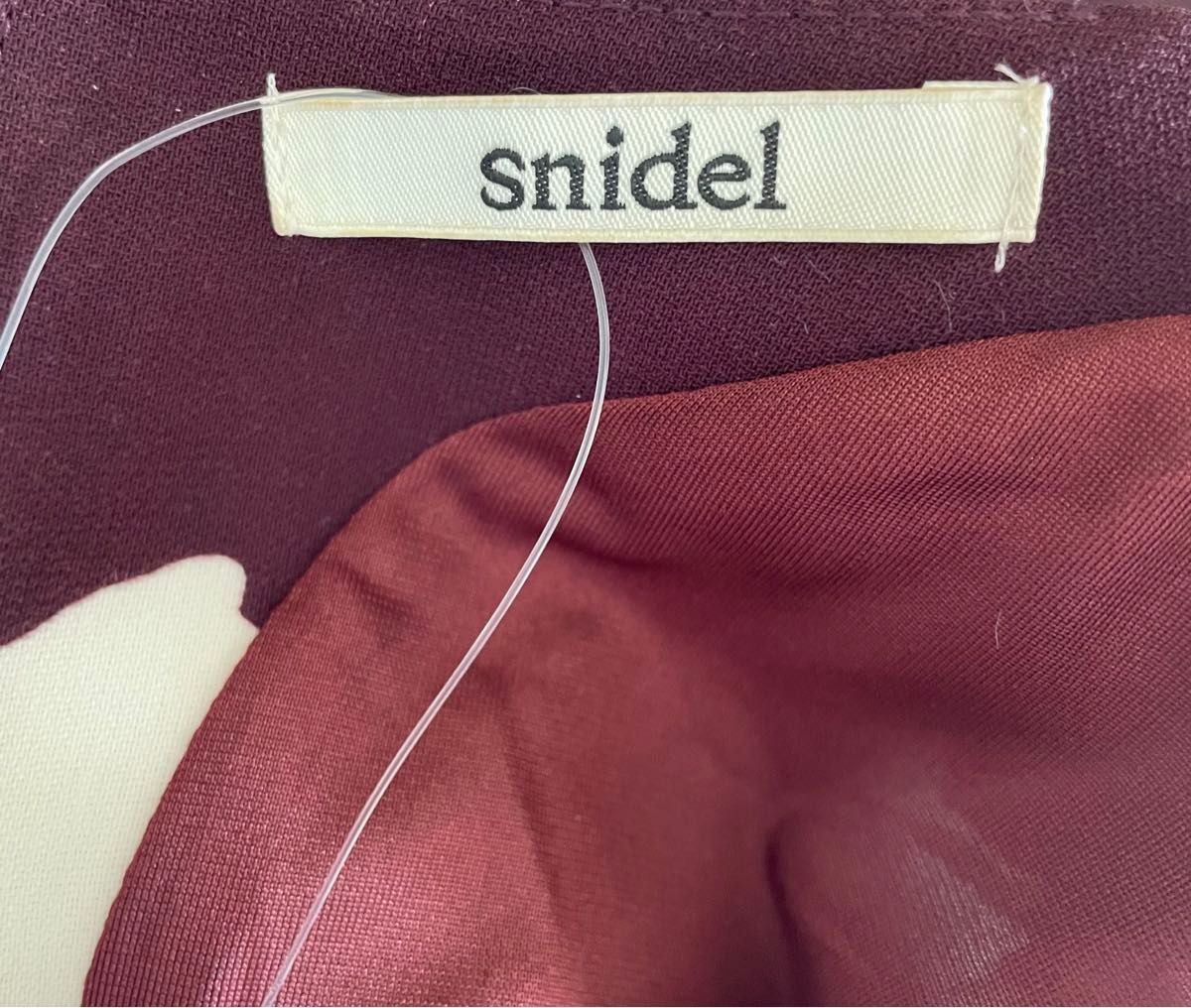 【美品】Snidel スナイデル 花柄 ミニワンピース フラワー柄 S ノースリーブ ワンピース