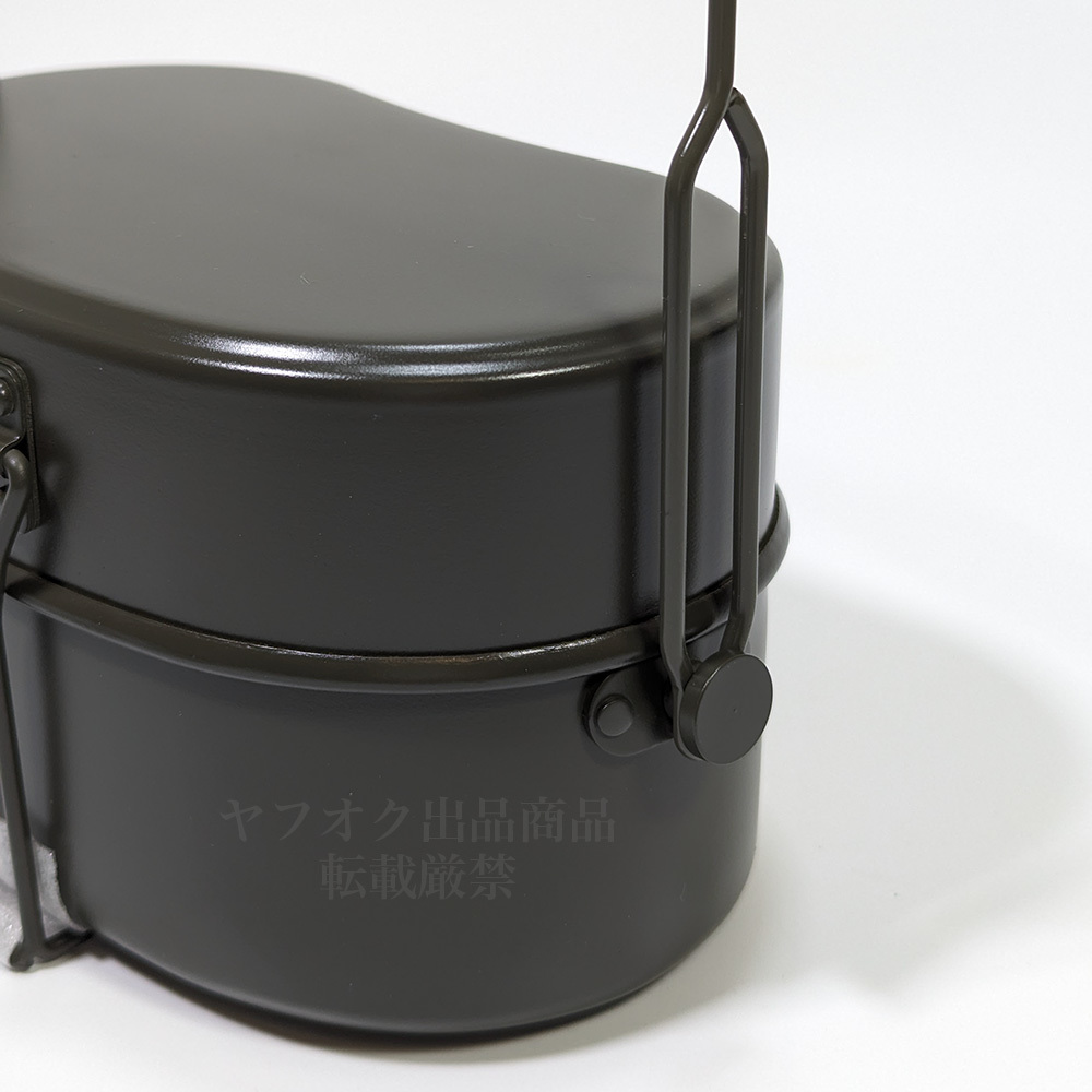 自衛隊 戦闘飯盒2型レプリカ オリーブ色 新品 未使用品 野営 キャンプ 水蒸気炊飯 クッカー 焚き火