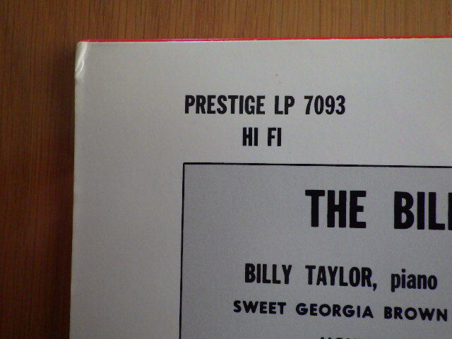 m24421 ] Billy Taylor Trio / At Town Hall PRLP-7093の画像3