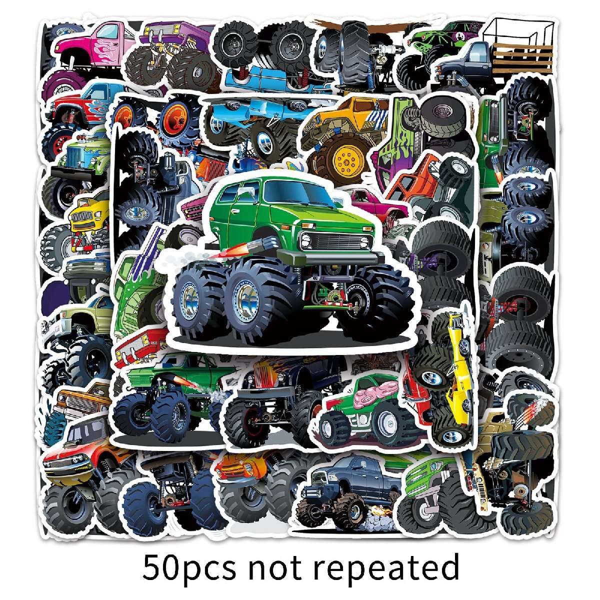 【ステッカー】全50枚・ピックアップトラック ランクル ジムニー シボレー フォード ダットサン アメ車 サバーバン ダッチ (送料無料！)_画像2