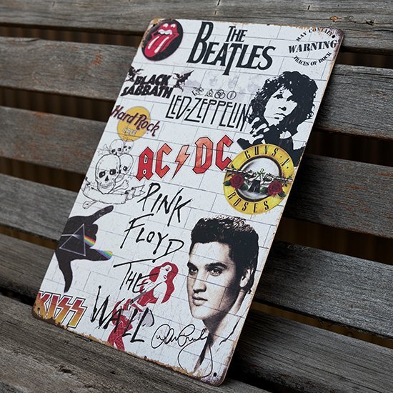 [ жестяная пластина табличка ] блокировка Guns N\' Roses Beatles Hard Rock Cafe гараж retro способ интерьер Cafe стена украшение 20cm×30. бесплатная доставка 