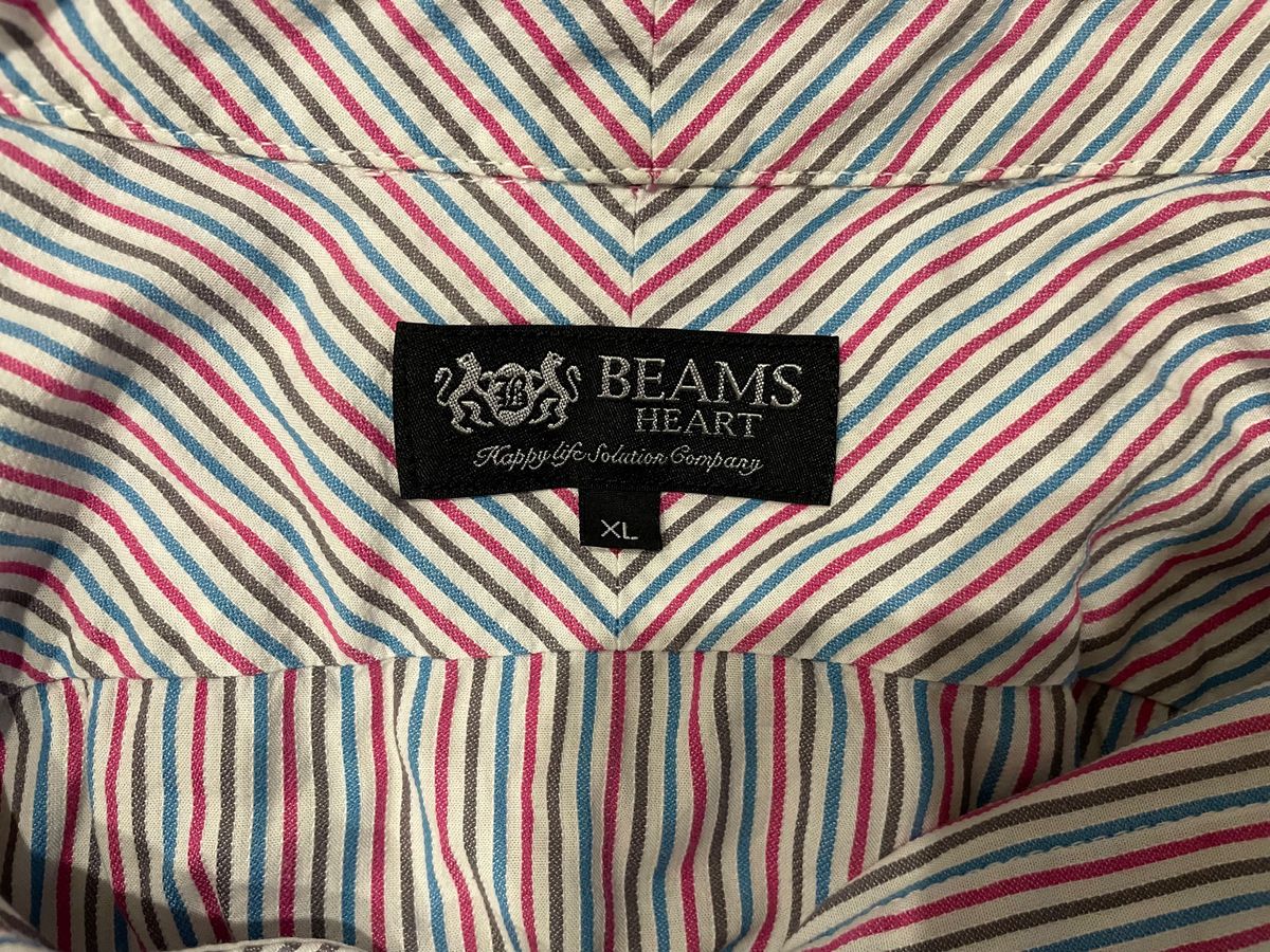 BEAMS 長袖ボタンシャツ XL