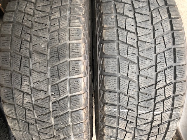 バリ山スタッドレス 265/60R18 BRIDGESTONE BLIZZAK DM-V1ブリヂストンブリザック 2本 PRADOプラドサーフパジェロサファリ BENZ G W463_画像1