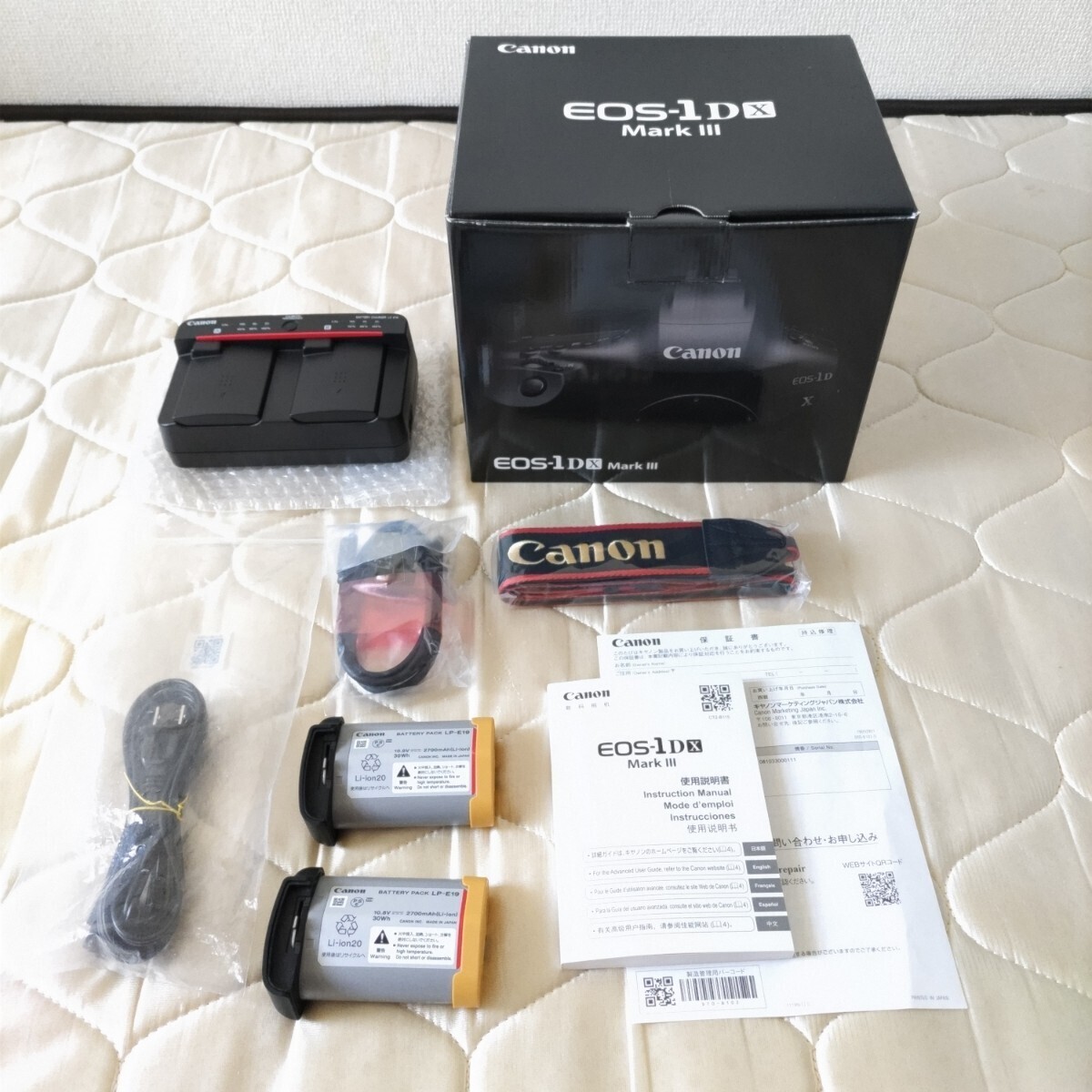  Canon EOS-1D X Mark III キヤノン 1DX Markⅲ シャッター回数45000以下 バッテリー2本付き(劣化無し)の画像10