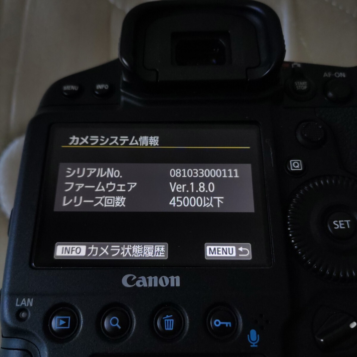  Canon EOS-1D X Mark III キヤノン 1DX Markⅲ シャッター回数45000以下 バッテリー2本付き(劣化無し)の画像9