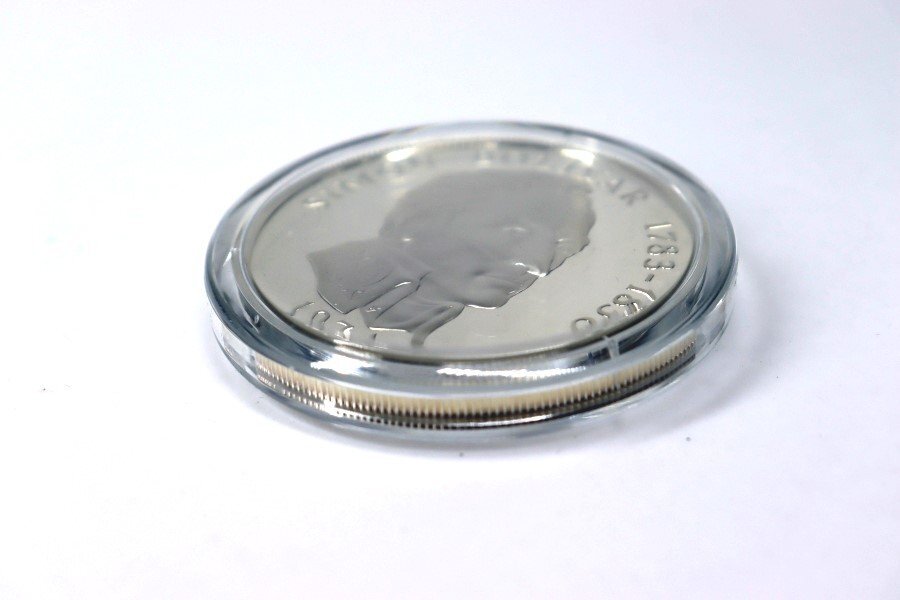 パナマ共和国 20バルボア 銀貨 1974年 SILVER925 SV 重量129.5g 貨幣 銀 記念硬貨 コイン g201の画像4