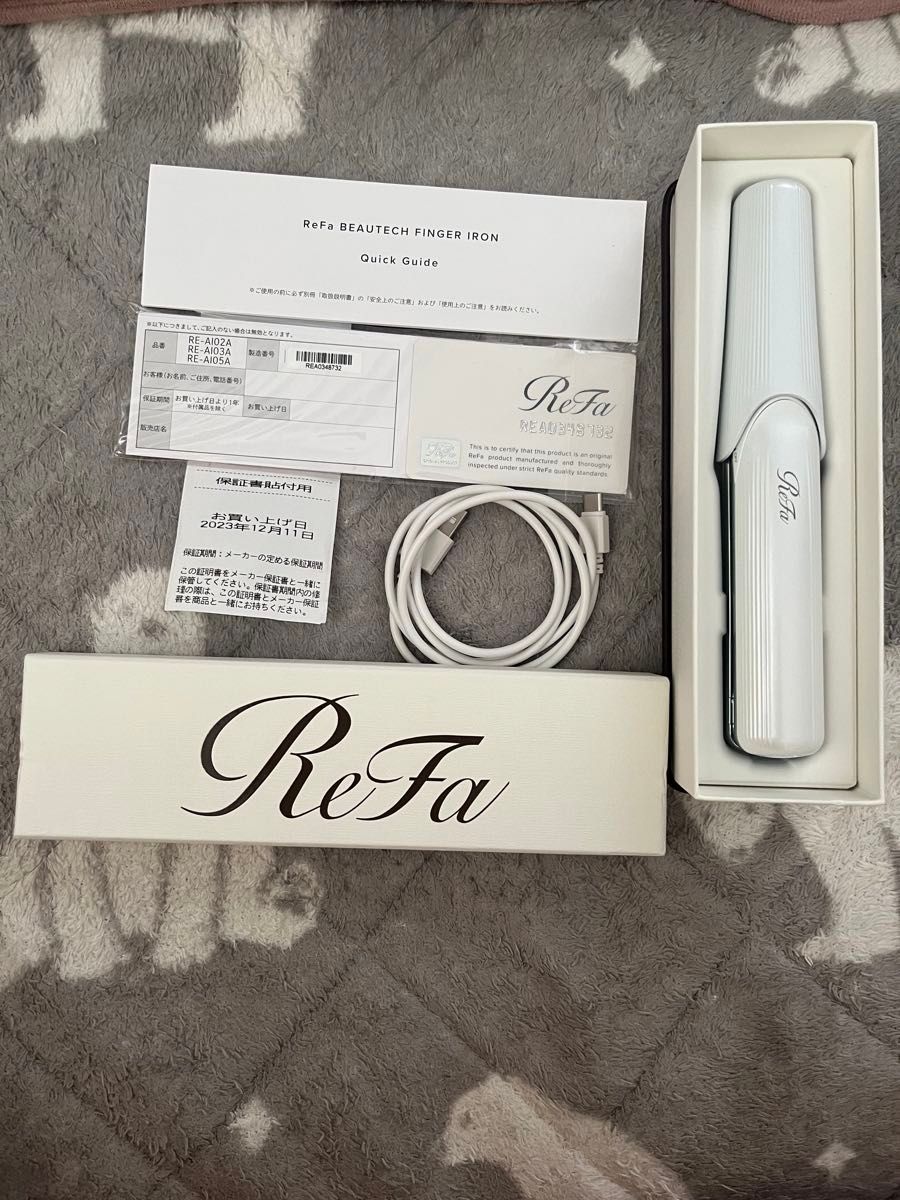 【中古美品】ReFa コードレスストレートヘアアイロン