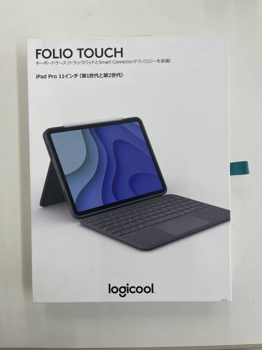 【新品未使用】ロジクール iPad Pro 11インチ キーボードカバー iK1175BKA FOLIO TOUCH Logicoolの画像1