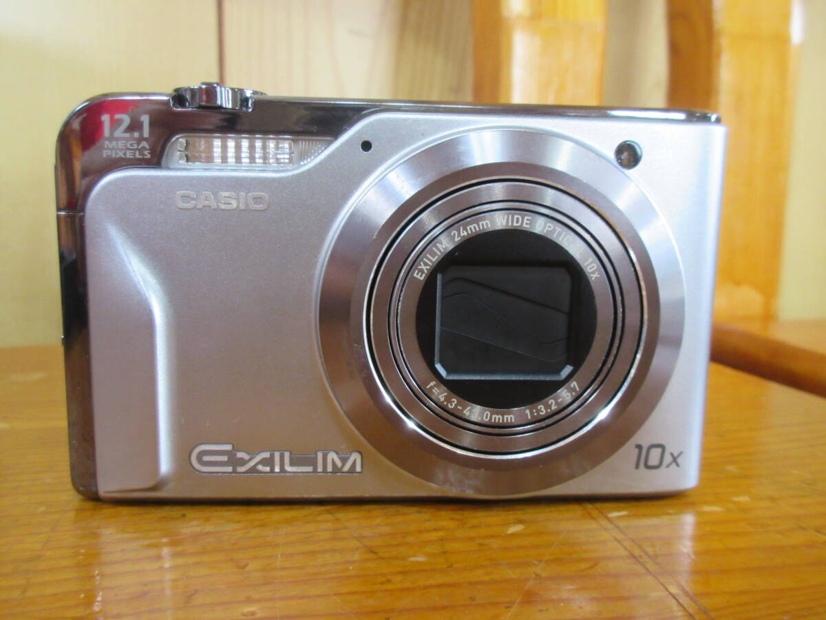 1353 CASIO EXILIM EX-H10 コンパクトデジタルカメラ バッテリー NP-90 カシオ エクシリム 中古品_画像2