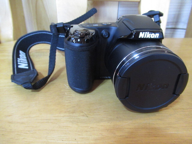 69169 Nikon コンパクトデジタルカメラ COOLPIX L340 単三電池式 ポーチ付き ニコン 通電確認済み 中古品 譲渡品の画像2