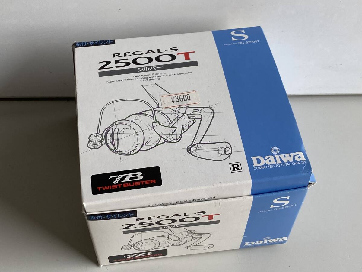 ④t522◆Daiwa ダイワ◆スピニングリール REGAL-S 2500T BALL BEARING RG-S2500T フィッシング リール 釣り具/釣具 シルバー 箱付_画像9