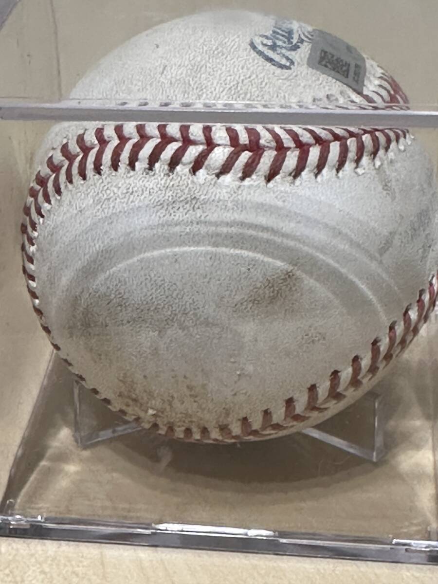 MLB初登板初勝利 大谷翔平ピッチャーデビュー投球ボール2018年4月1日 実使用球 エンゼルスの画像5