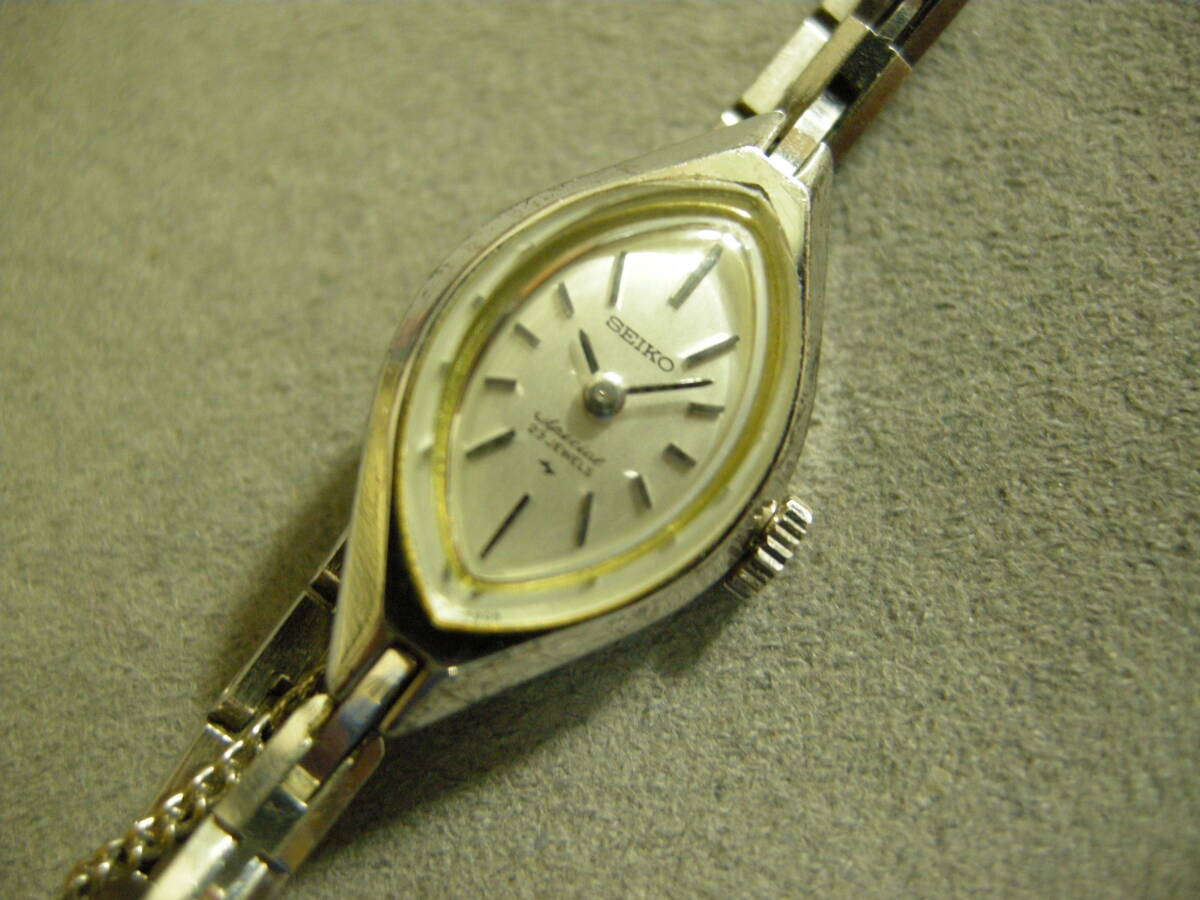 【中古品】セイコー腕時計 SEIKO 手巻き 1140-7080 レディース 23石_画像1