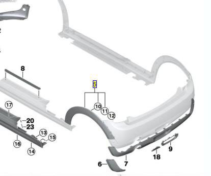 BMW MINI R over fender RH ( genuine products * new goods ) F56 F57 original number :51777376878