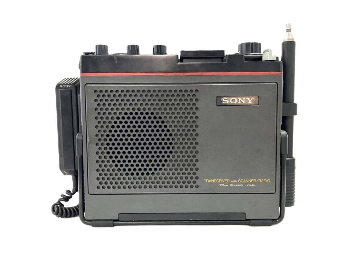 (2)【ジャンク品】SONY/ソニー ICB-R5 トランシーバー スキャナー ラジオ 8ch/500mW アマチュア無線 昭和 レトロ（46949H2）の画像1