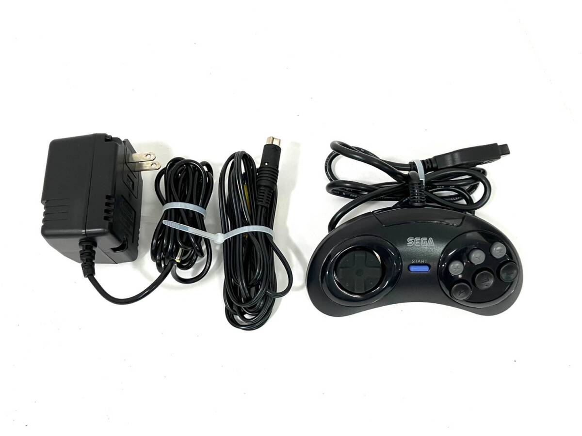 【通電未確認】SEGA/セガ MEGA DRIVE2/メガドライブ2 HAA-2502 本体 コントローラー ゲーム機器 (46949H21) の画像8