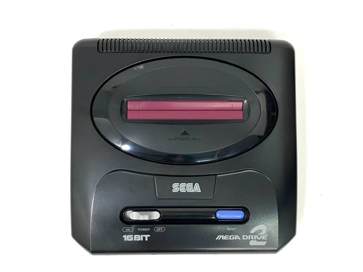 【通電未確認】SEGA/セガ MEGA DRIVE2/メガドライブ2 HAA-2502 本体 コントローラー ゲーム機器 (46949H21) の画像2