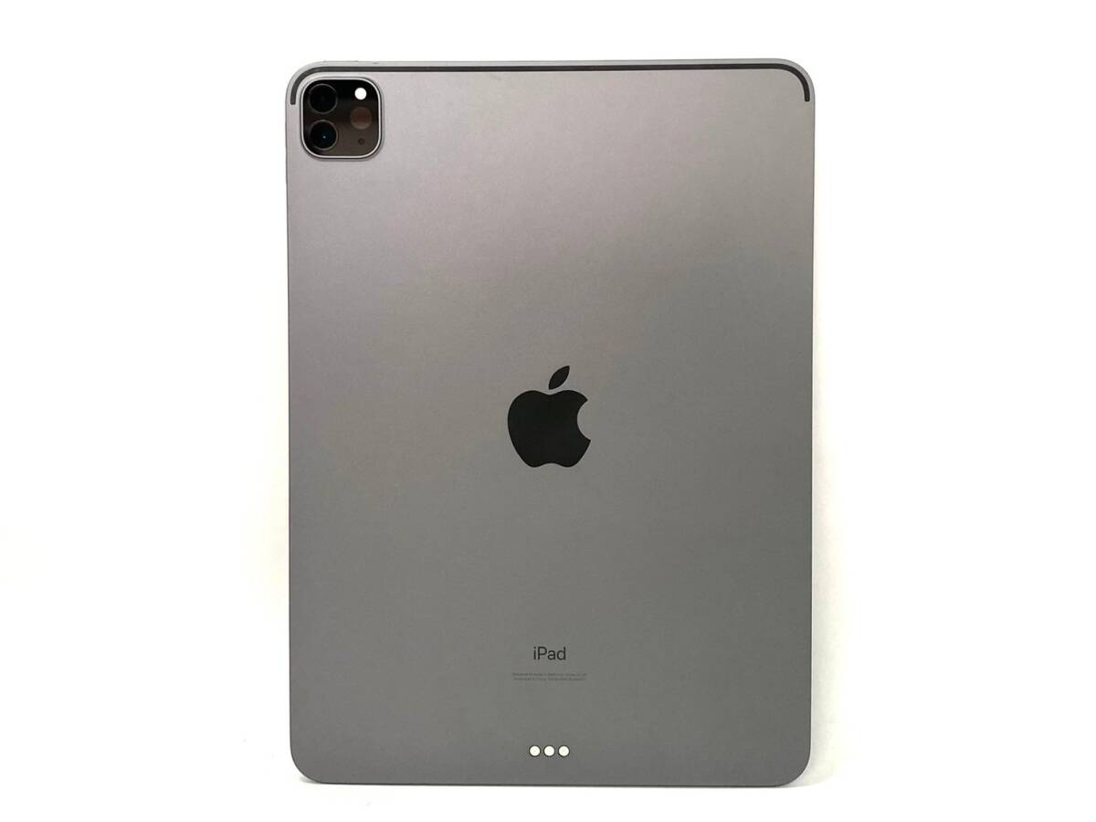 【通電のみ確認済】Apple/アップル iPad Pro 11インチ 第2世代 A2228 MXDC2J/A Wi-Fiモデル 256GB スペースグレイ (48043MT2)の画像7