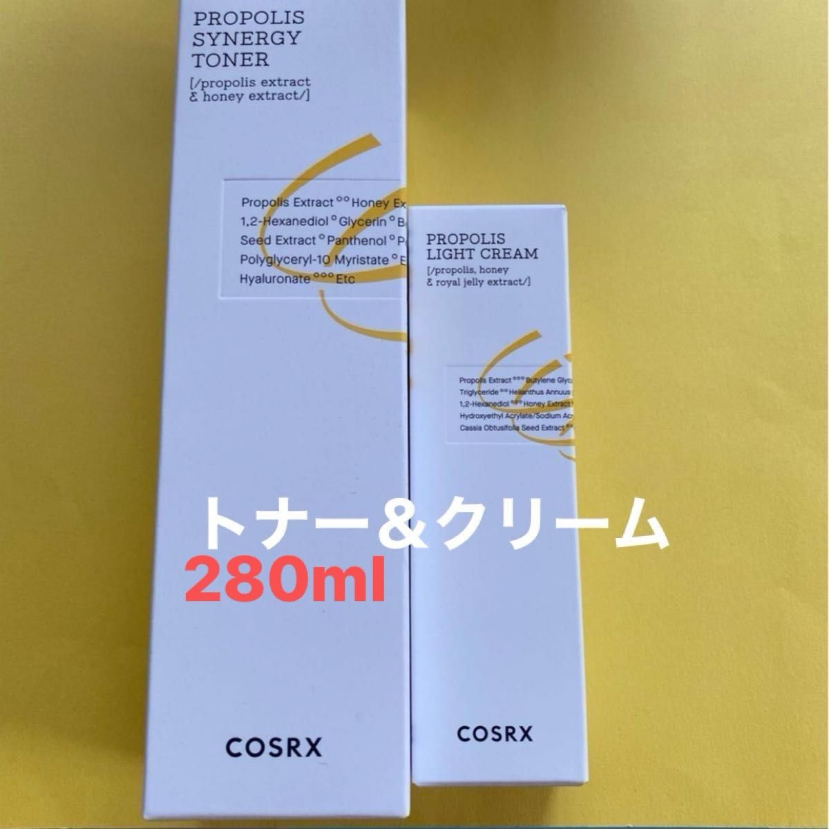 COSRX  プロポリストナー280ml/ライトクリーム　　　　　　　　韓国コスメ