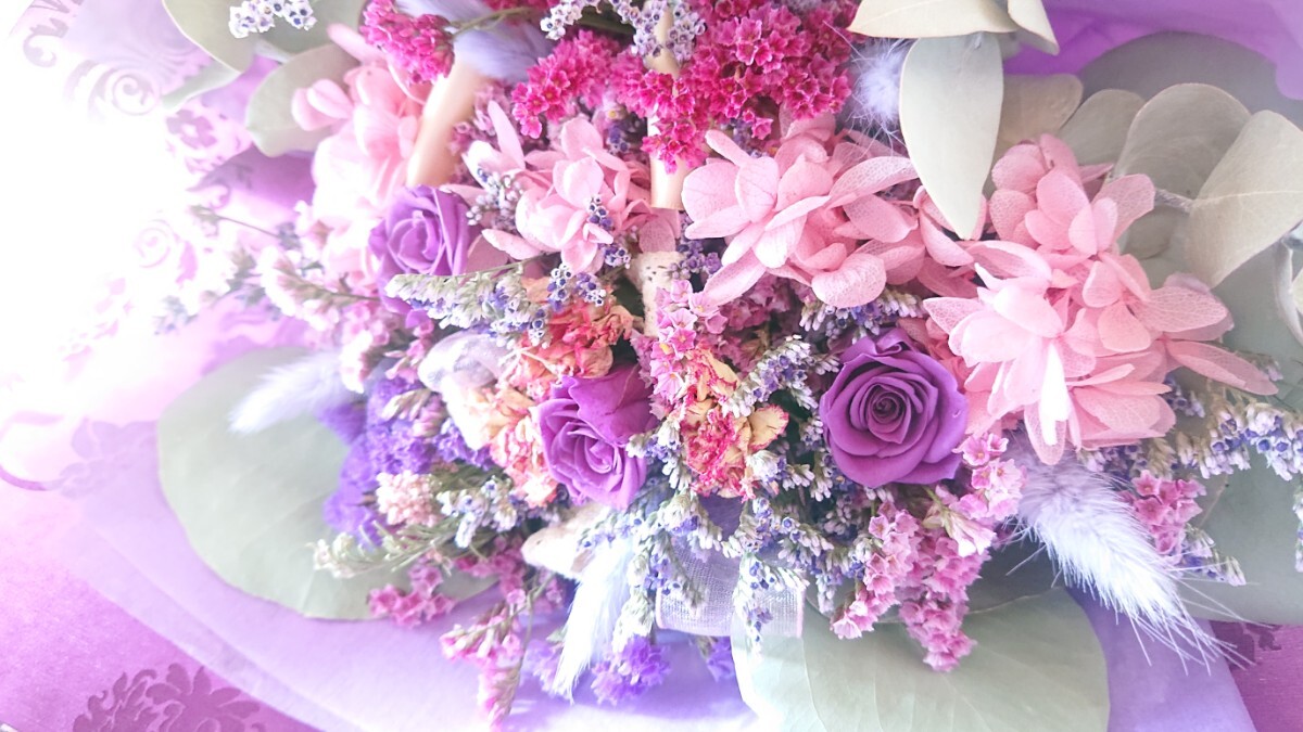 *Bouquet de minuit* роза. букет * консервированный цветок * сухой цветок * благодарность saleY1~*