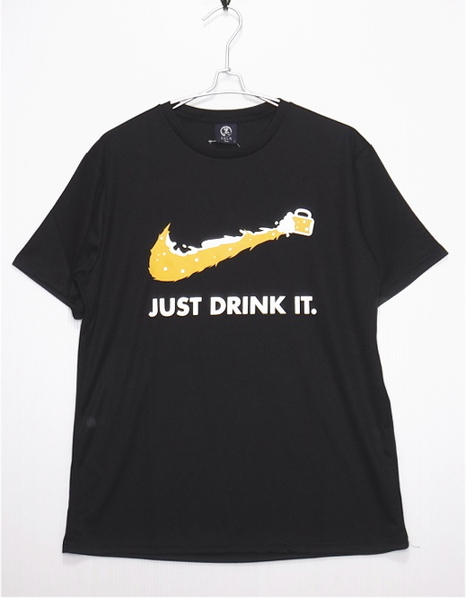 即決■★おもしろ T★■JUST DRINK IT：SIZE=L_画像1