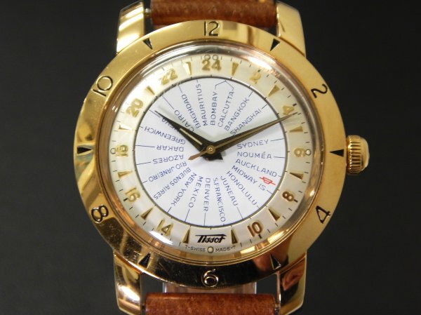 6274 希少売切り☆ Tissot Worldtimer Limited Edition SS Z197 ティソ ヘリテージ 2200本限定 自動巻き メンズ 腕時計の画像4
