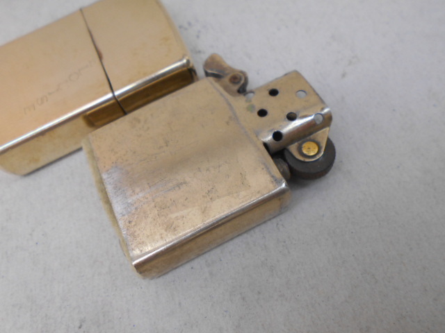 ビンテージ Zippo 5バレル 中古品 10K GOLD FILLED  1980-1983?年製  同年代インナー付 VGコンディション の画像4