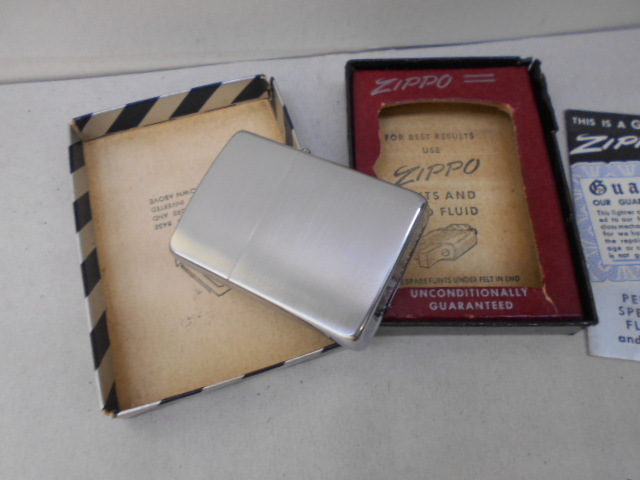 ビンテージ CANADA オンタリオ ナイアガラ  PATENTED Zippo 1950ボトム インナーは 1958-1959年製 インナーもカナダ製 箱と取説はUSA製の画像3