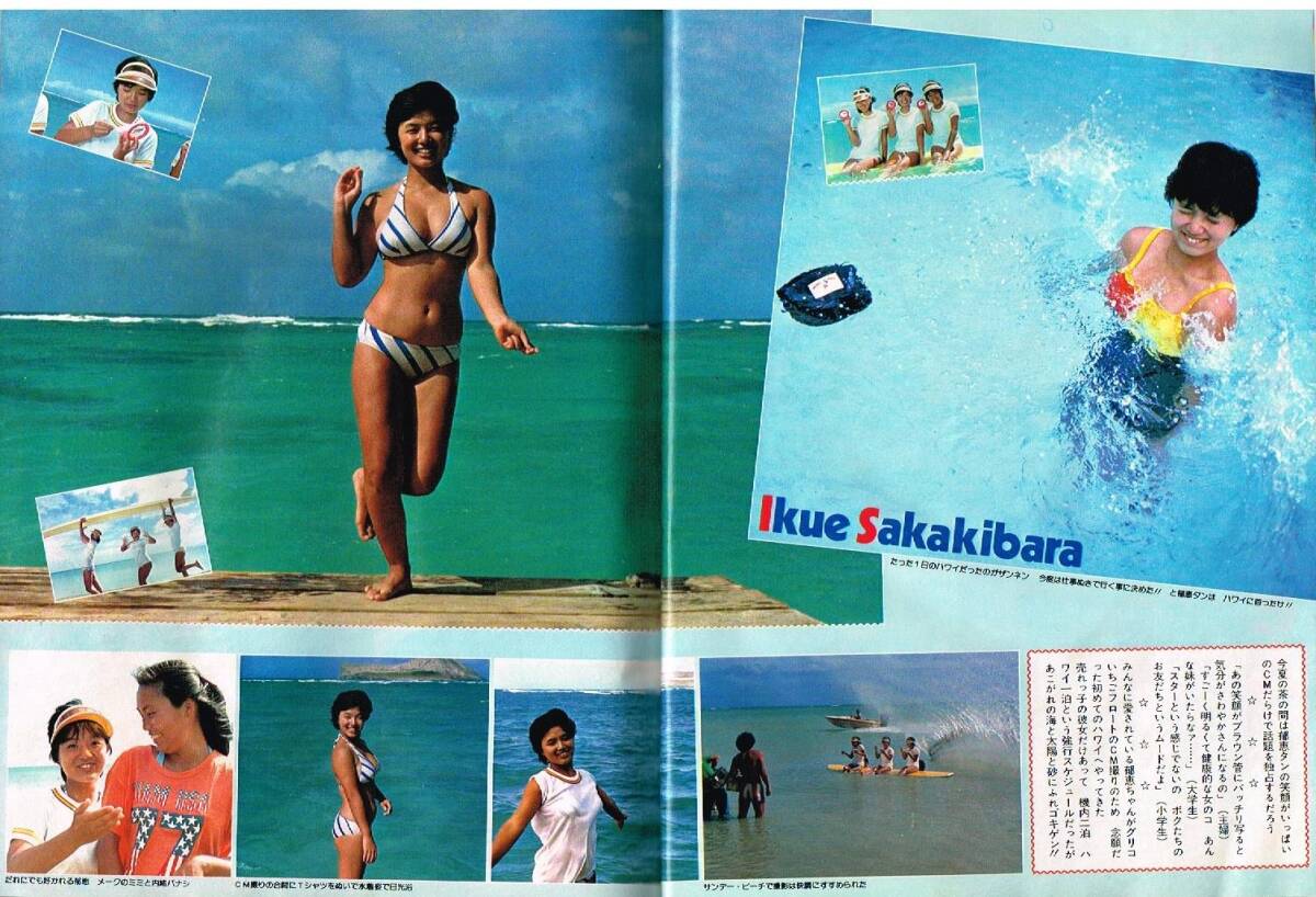 zH28 月刊平凡 1978年 昭和53年 6月号 水着ビキニ 畑中葉子 久我 zH28 月刊平凡 1978年 昭和53年 6月号 水着ビキニ 畑中葉子 久我
