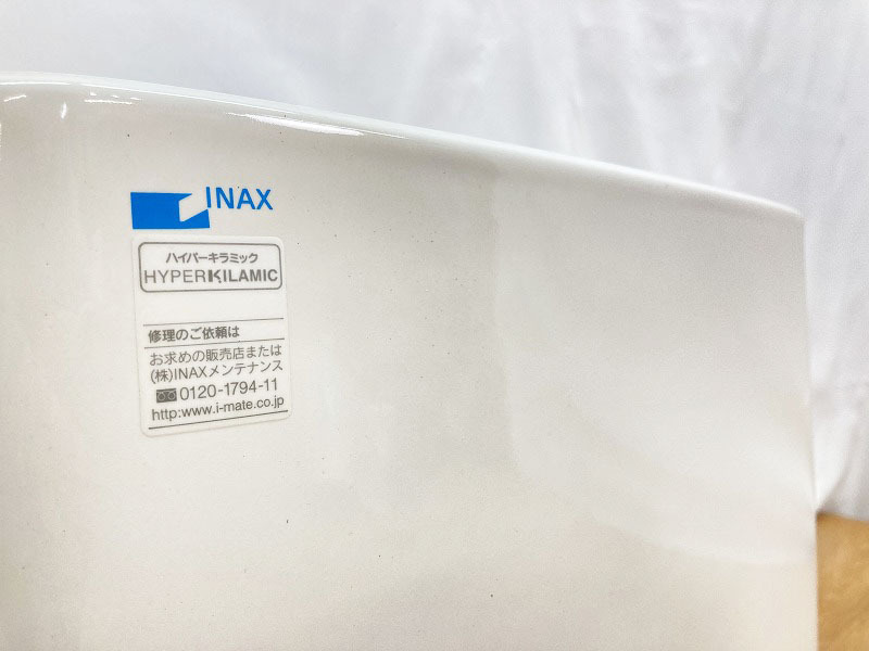 【美品】INAX (イナックス) 洋式 トイレ便器 蓋なし ロータンクのみ 「DT-3840」 #BN8(オフホワイト) 大阪市内 直接引き取り可☆ 26の画像6