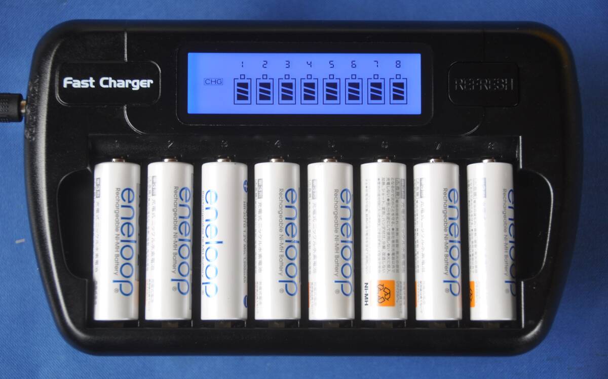  ニッケル水素 充電池用 充電器 8本用 極美品_画像4