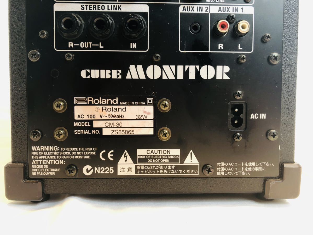 Roland ローランド CUBE Monitor CM-30 モニターアンプ　ジャンク_画像5