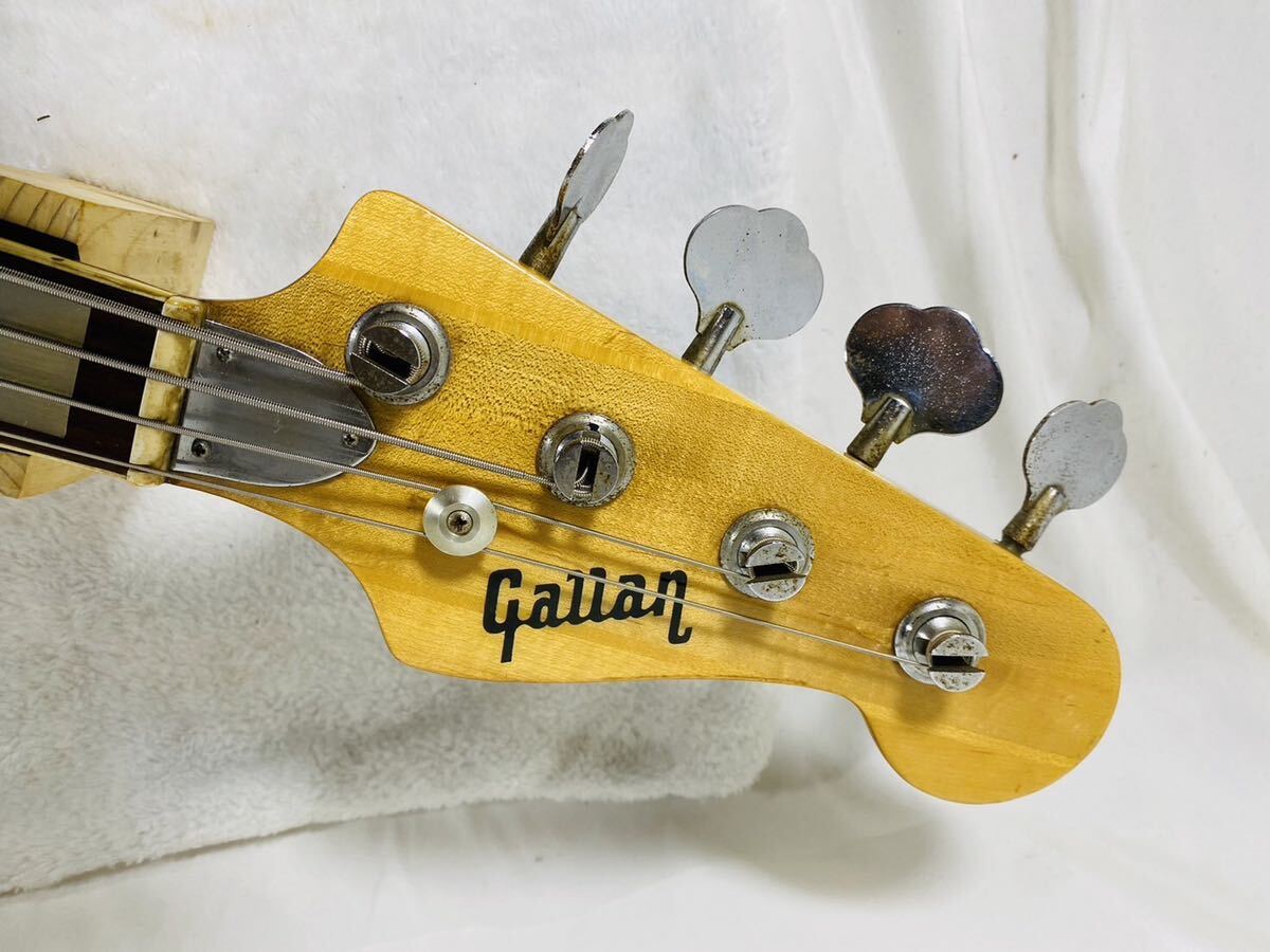 Gallan Electric Bass エレキベース ギャラン　MADE IN JAPAN 日本製　70年代　ジャパンヴィンテージ　ジャズベース　現状品　ケースおまけ_画像6