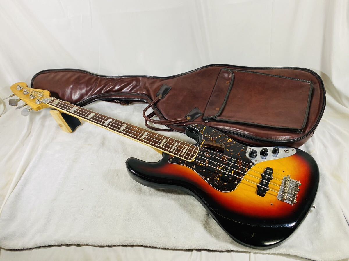 Gallan Electric Bass エレキベース ギャラン　MADE IN JAPAN 日本製　70年代　ジャパンヴィンテージ　ジャズベース　現状品　ケースおまけ_画像1