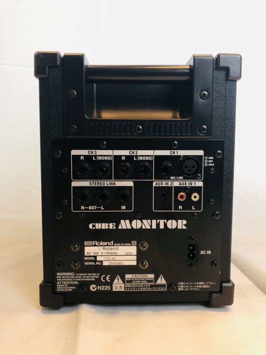 Roland ローランド CUBE Monitor CM-30 モニターアンプ　ジャンク_画像4