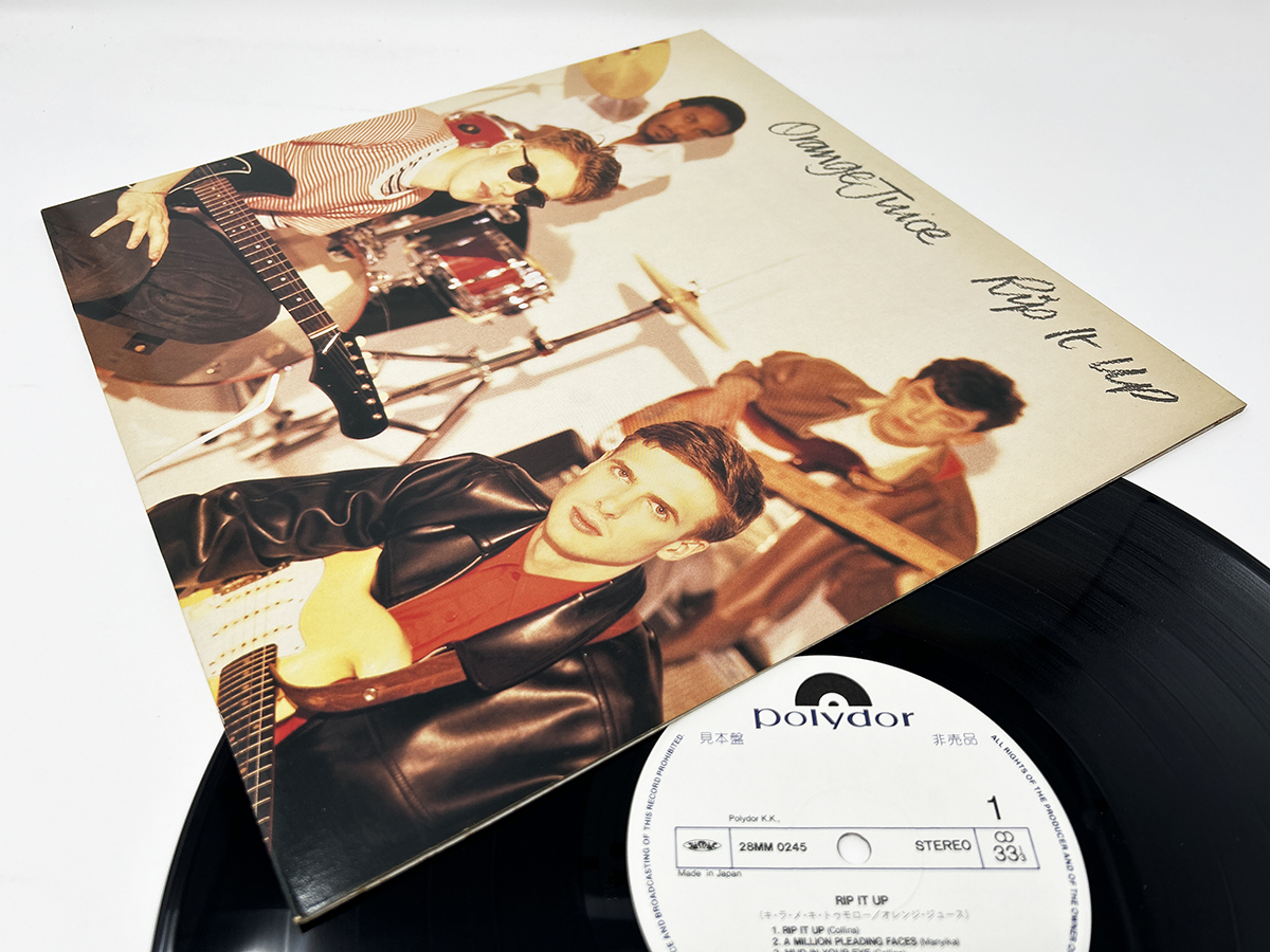 JPN 白レーベル見本盤 初回プレス STEREO LP★ORANGE JUICE / RIP IT UP★オレンジ・ジュース / キ・ラ・メ・キ・トゥモロー_画像6