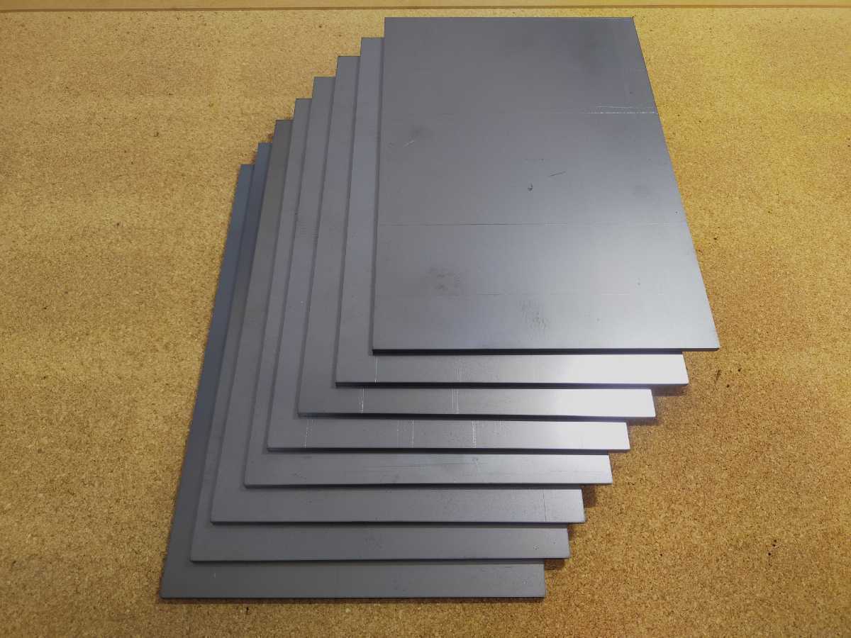 送料無料！不用品処分! 鉄板 S45C 4.5ミリ 200ミリ×300ミリ 8枚セット 16.8キロ 鉄板 鉄板 切り売り 鋼材 DIYの画像1