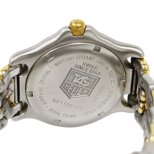 JT3W163 腕時計 TAG HEUER タグホイヤー WG1120-K0 クォーツ 不動 60サイズの画像4