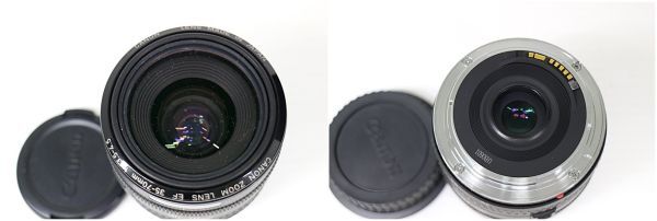 JT4w76 CANON EOS650 35-70mm F3.5-4.5/70-210mm F4 他 カメラ通電×カメラ ストロボ レンズ その他動作未確認 60サイズの画像6