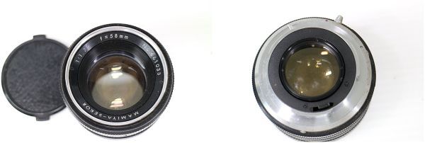 JT4w35 MAMIYA F1.7 58mm F2.8 135mm カメラ シャッター○ その他動作未確認 60サイズ