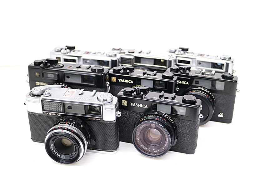 G3w129 カメラおまとめ YASHICA フィルムカメラ 動作未確認 80サイズ_画像1