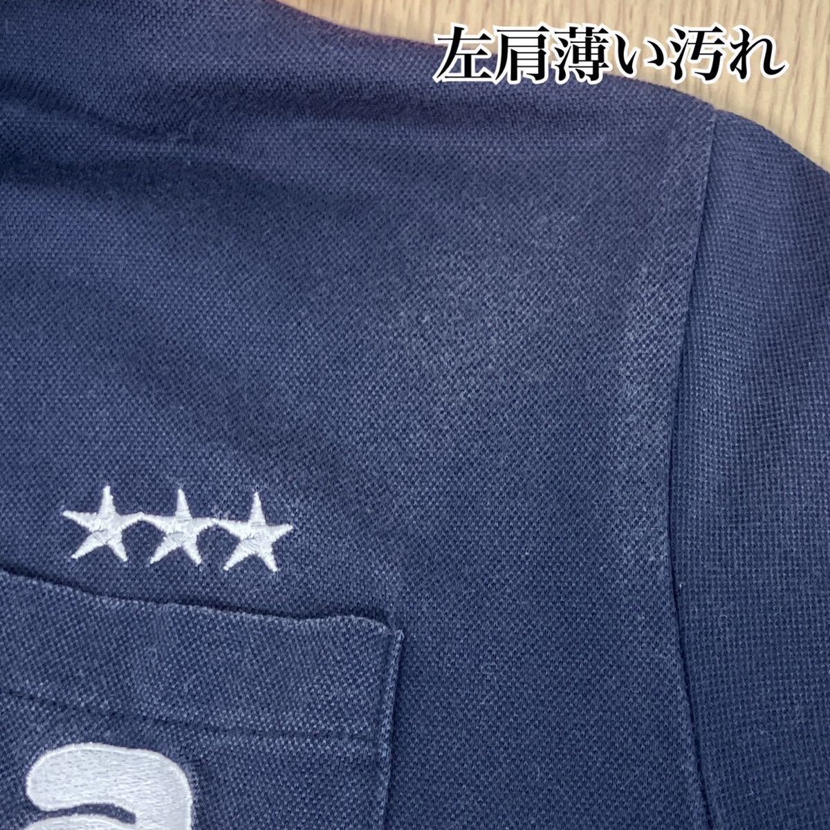 ARCHIVIO ゴルフウェア ポロシャツ ハーフジップ 半袖 薄手 48 1円スタート_画像5